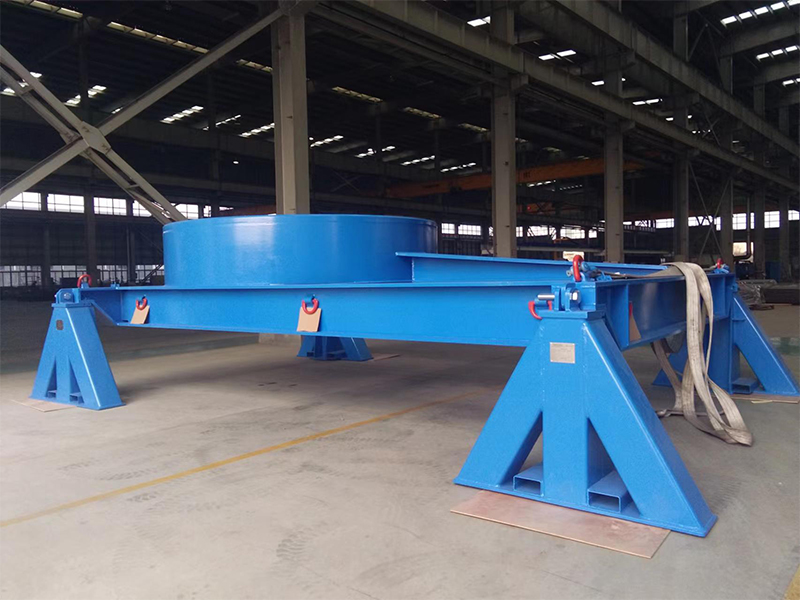 Peinture de pulvérisation industrielle pour les grands composants de structure en acier