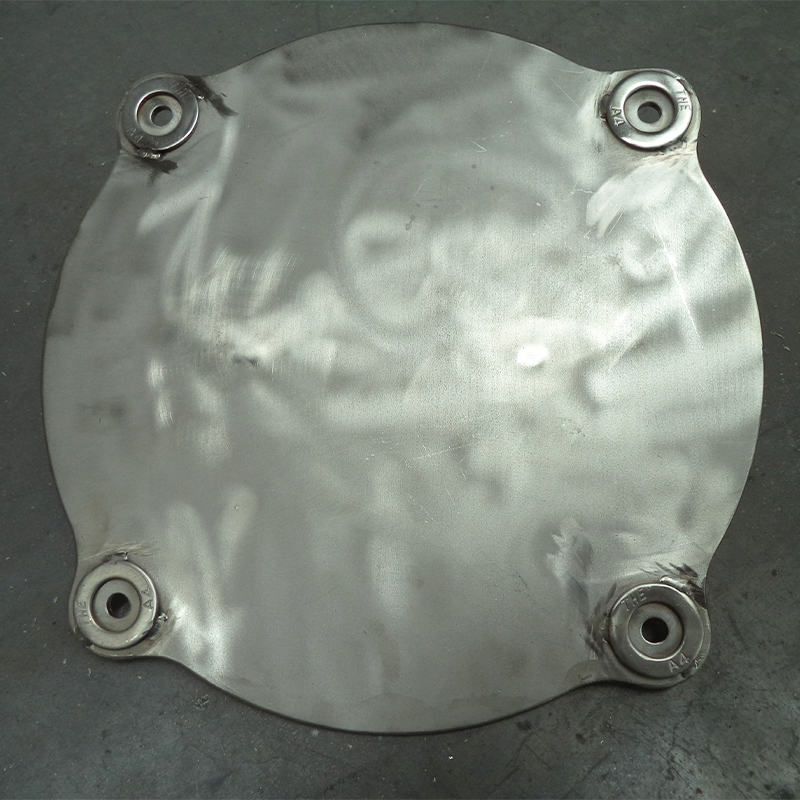 Plaque circulaire Couverture galvanisée pour les composants de l'équipement industriel