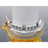 Plate-forme externe en aluminium en acier pour éolienne offshore