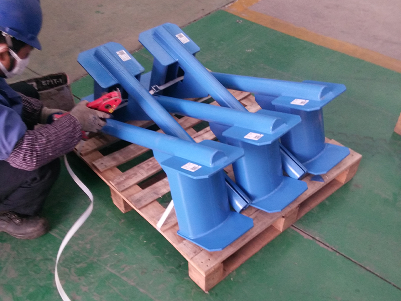 Peinture de pulvérisation industrielle pour les grands composants de structure en acier
