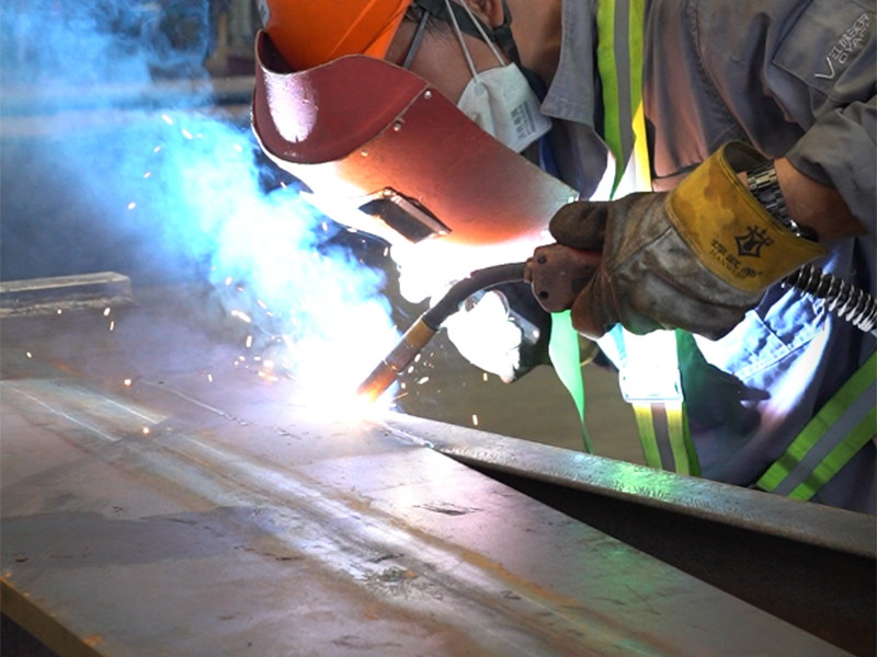 Grand service de soudage d'usinage de flexion de la plaque en acier épais