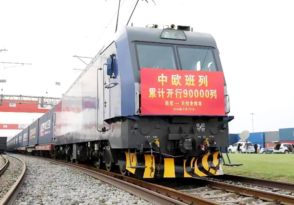 Le nombre de trains de marchandises Chine-Europe a dépassé 90 000