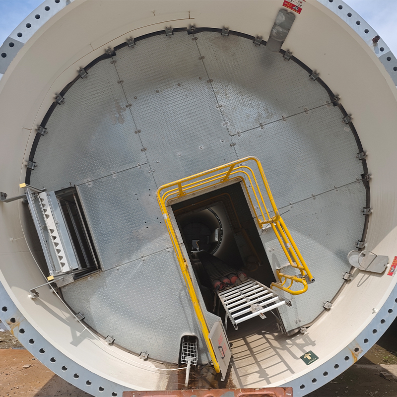 Plate-forme de travail de maintenance en acier en aluminium pour les éoliennes